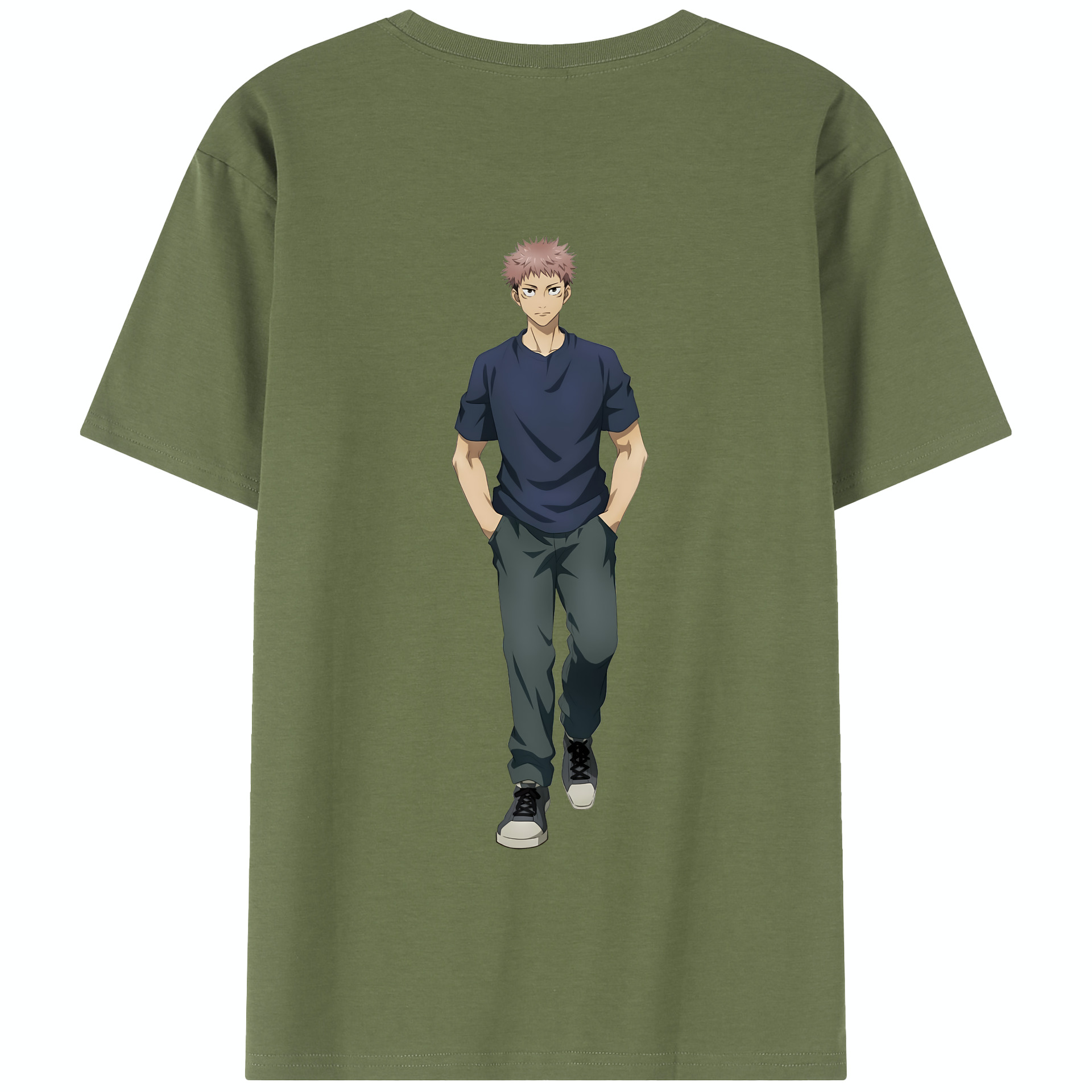 （画像用） 呪術廻戦 Jujutsu Kaisen 綿100％半袖Tシャツ（背面プリント）